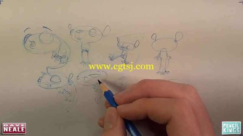 小精灵铅笔绘画实例训练视频教程的图片1