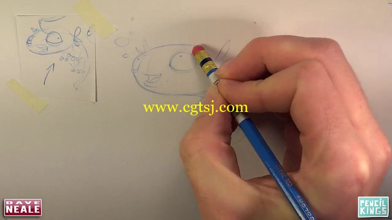 小精灵铅笔绘画实例训练视频教程的图片4