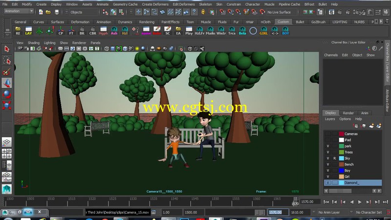 Maya和After Effects创建一个叙事概念动画视频教程的图片1