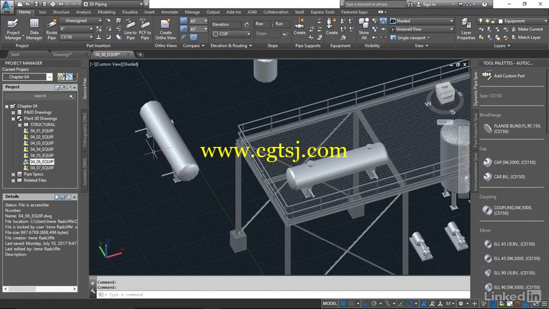 AutoCAD Plant 3D用户功能基础训练视频教程的图片1