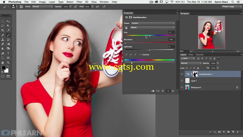 Photoshop快速选定和置换颜色视频教程的图片1