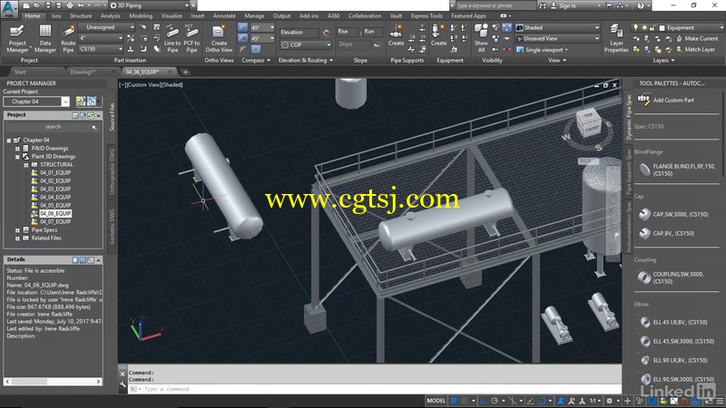 AutoCAD Plant 3D用户功能基础训练视频教程的图片1