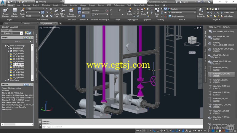 AutoCAD Plant 3D用户功能基础训练视频教程的图片3