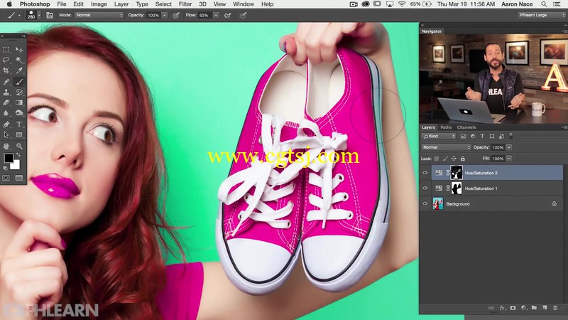Photoshop快速选定和置换颜色视频教程的图片3