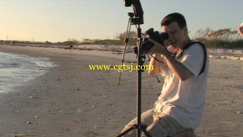 沙滩外景模特摄影用光视频教程的图片4