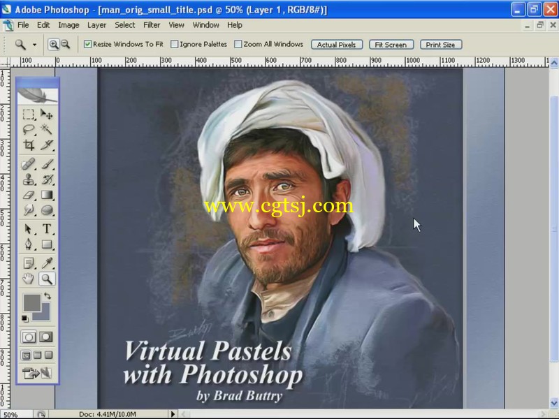 虚拟粉彩绘画Photoshop视频教程的图片1