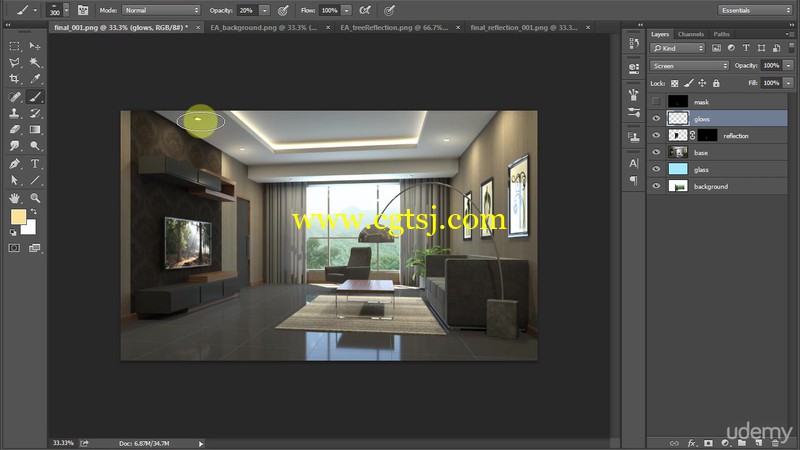 3dsmax室内建筑场景可视化技术视频教程的图片2