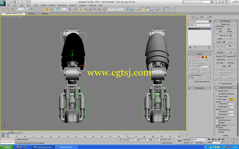 3dsmax机械武器与怪兽实例制作视频教程的图片3