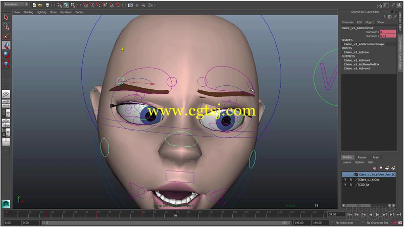 Maya口型表演动画视频教程的图片2