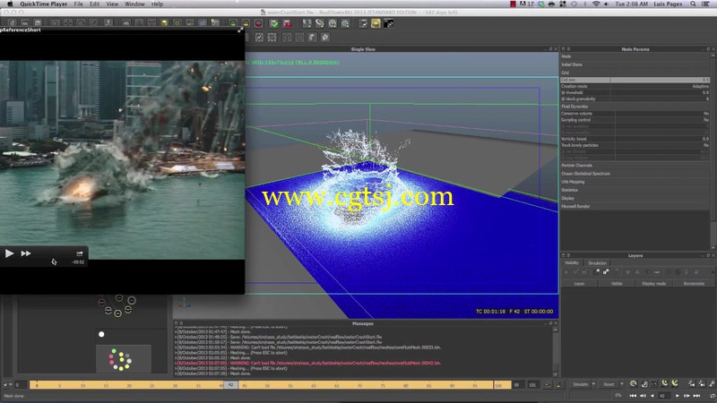 Maya战舰的特效制作视频教程的图片5