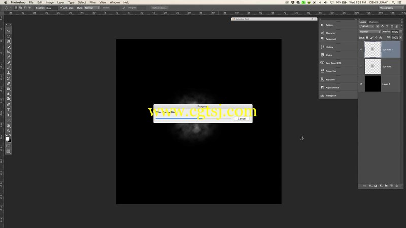 Photoshop创建自己的光线笔刷视频教程的图片1