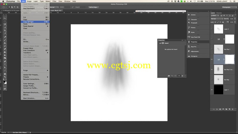 Photoshop创建自己的光线笔刷视频教程的图片2