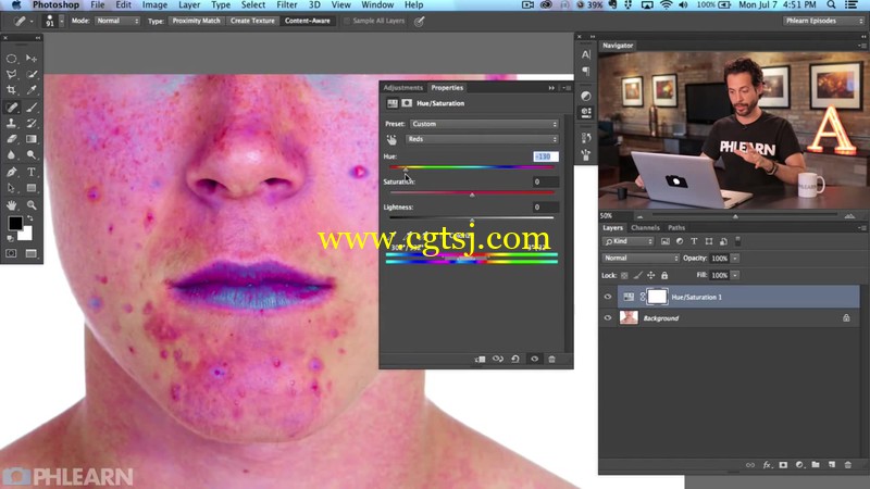 Photoshop祛痘祛斑打造完美肌肤视频教程的图片1