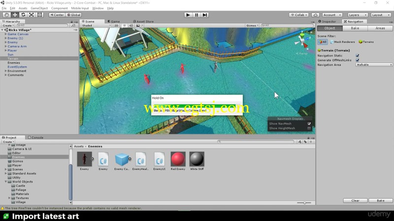 Unity中RPG角色扮演游戏制作核心技术视频教程全集完整版的图片2