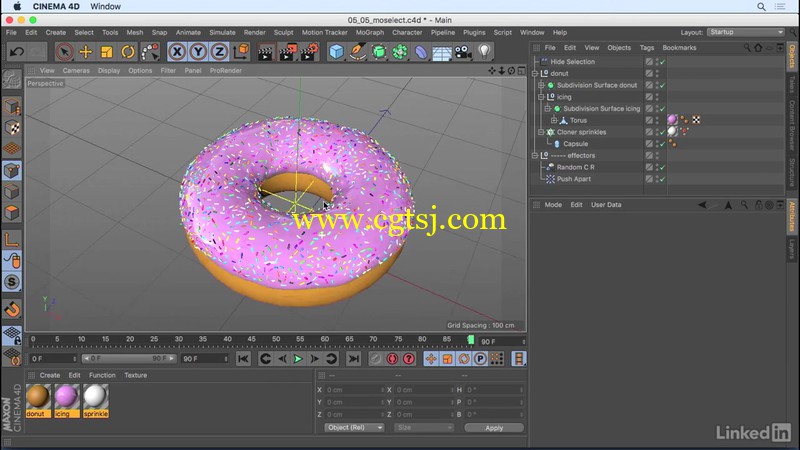 C4D R19运动图形动画基础核心训练视频教程的图片2