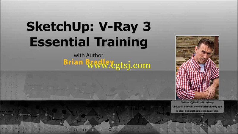 SketchUp中V-Ray渲染技术训练视频教程的图片2