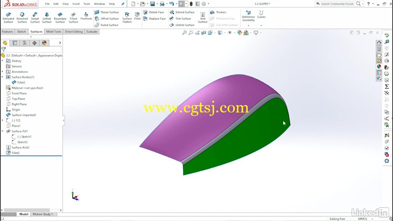 Solidworks表面处理高级技术视频教程的图片2