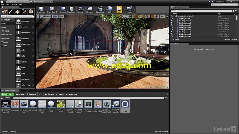 UE4虚幻游戏引擎技能训练视频教程之摄像机运动的图片2