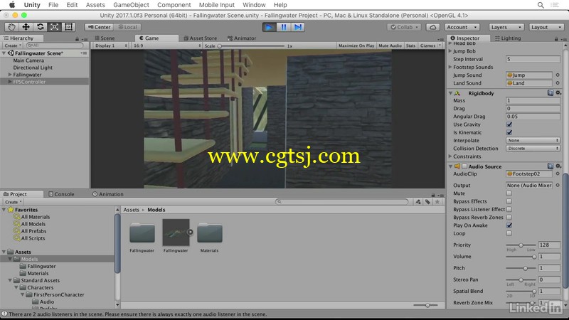 Unity 2017游戏建筑场景可视化视频教程的图片2