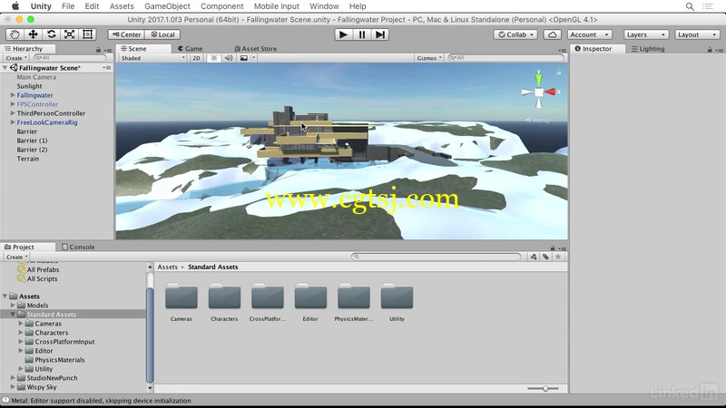 Unity 2017游戏建筑场景可视化视频教程的图片3