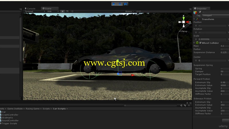 赛车游戏物理原理与人工智能大师级视频教程的图片3