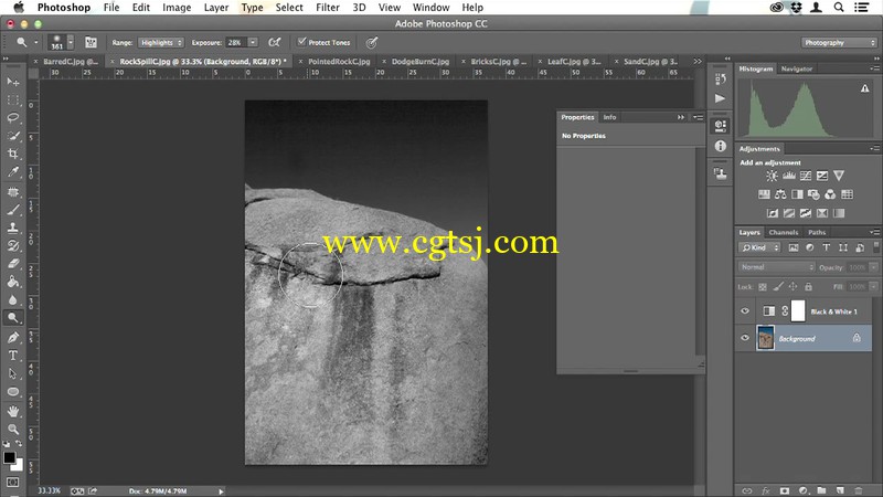 黑色和白色建筑摄影后期精修PS视频教程的图片1