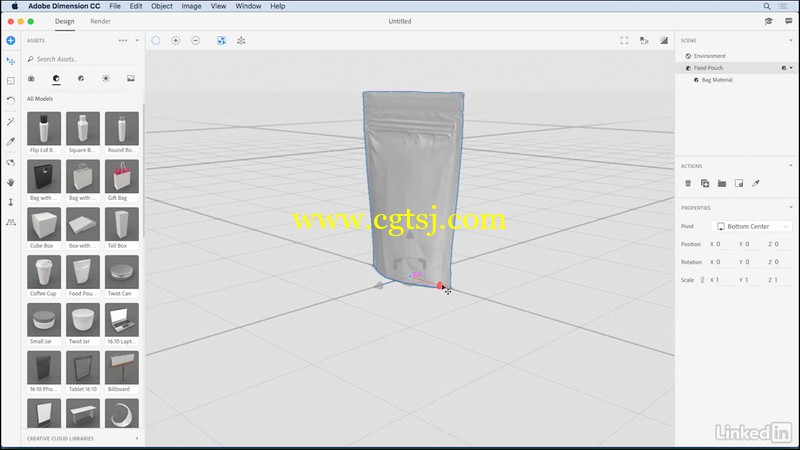 Adobe Dimension CC三维绘图入门训练视频教程的图片1