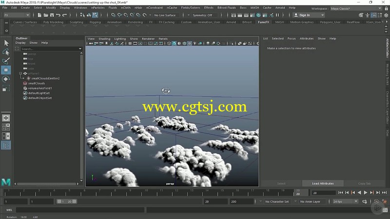 Maya制作写实动态云碰撞场景特效的图片3