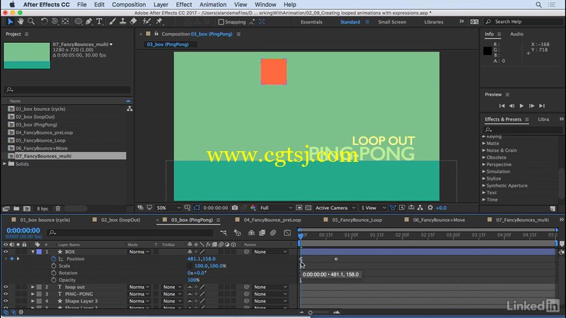 After Effects CC 2018图形动画技术视频教程的图片1