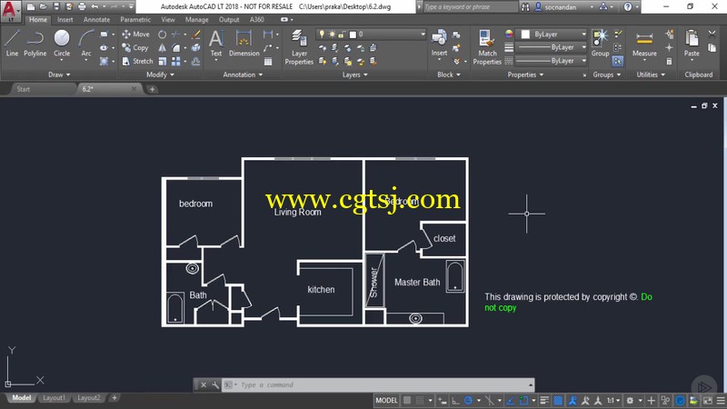 AutoCAD LT 2018基础核心训练视频教程的图片1