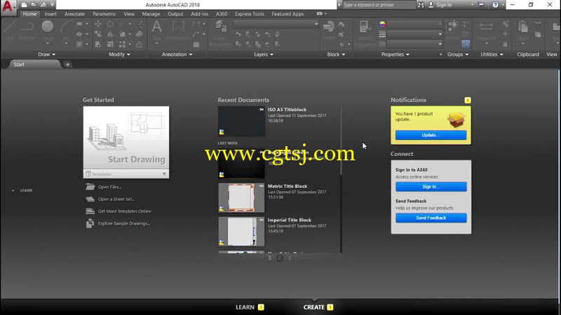 AutoCAD施工图纸设计技术训练视频教程的图片1