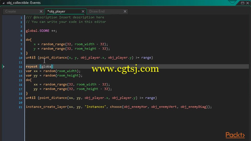 GameMaker Studio 2游戏制作变成技术训练视频教程的图片3