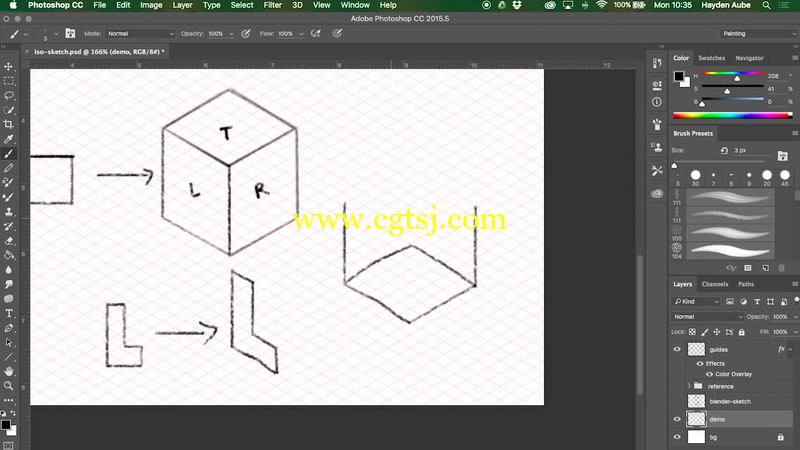 Isometric等距立体卡通风格设计训练视频教程的图片4