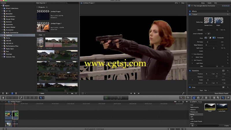 绿屏抠像键控照明技术训练视频教程的图片3