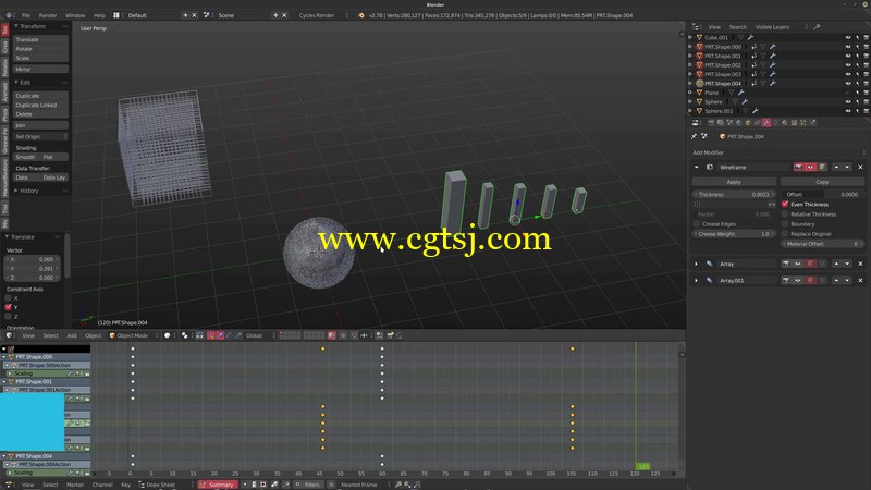 Blender视觉特效动画实例制作视频教程的图片1