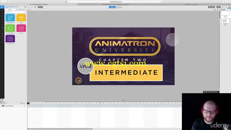 Animate动画设计中级训练视频教程的图片4