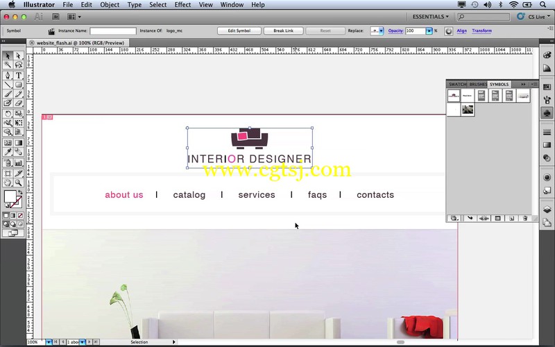 Illustrator CS5简单Web和移动设计视频教程的图片3