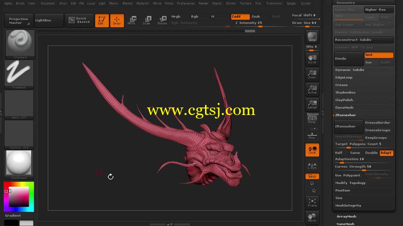 Zbrush高效实践工作流程视频教程第二季的图片2