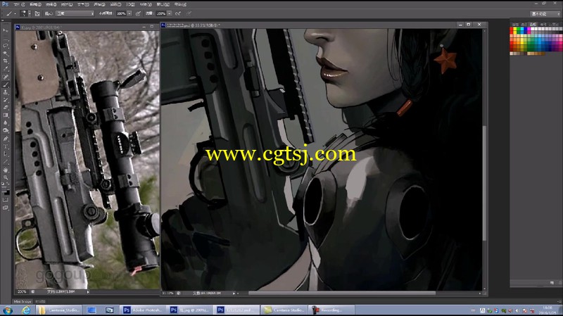 欧美CG绘画插画视频教程的图片4