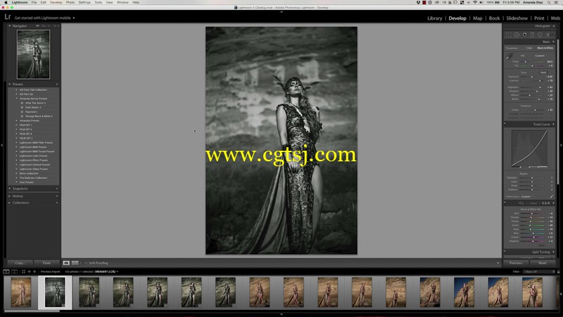 顶级时装摄影师模特摄影与后期精修视频教程的图片3