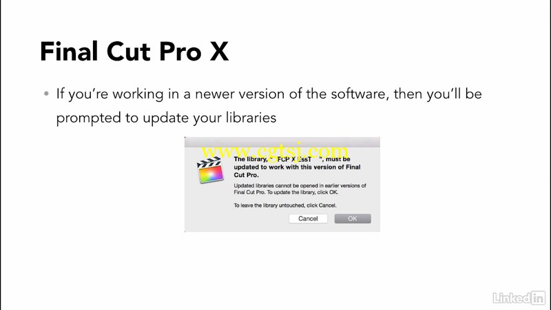 Final Cut Pro X全面核心工作流程训练视频教程的图片4