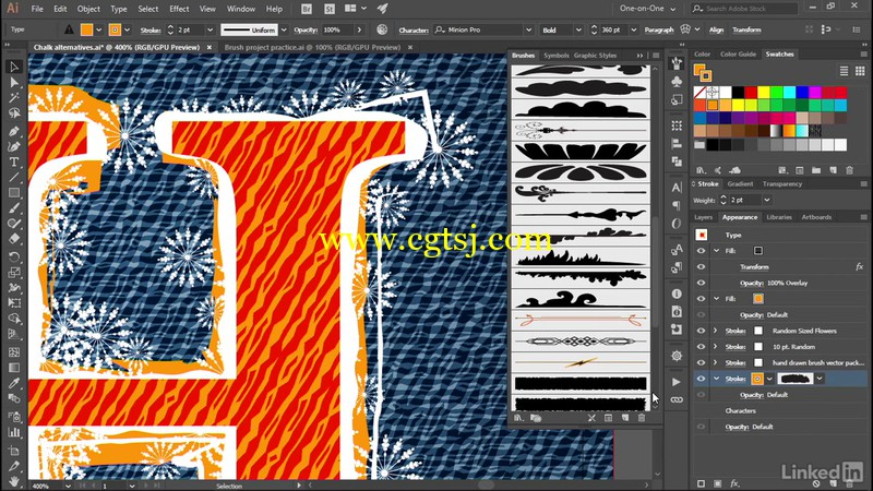Illustrator CC 2017一对一大师技能训练视频教程的图片2