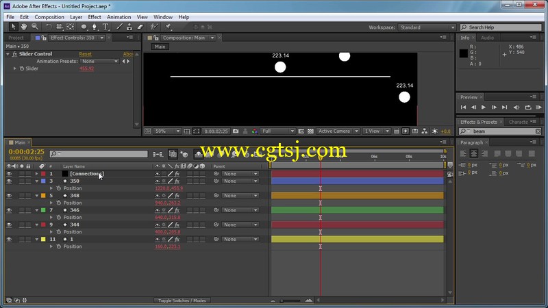 AE使用表达式创建一个折线图视频教程的图片1