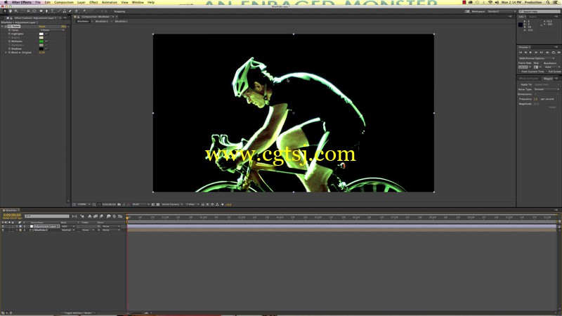 AE创建快速流光效果视频教程的图片3