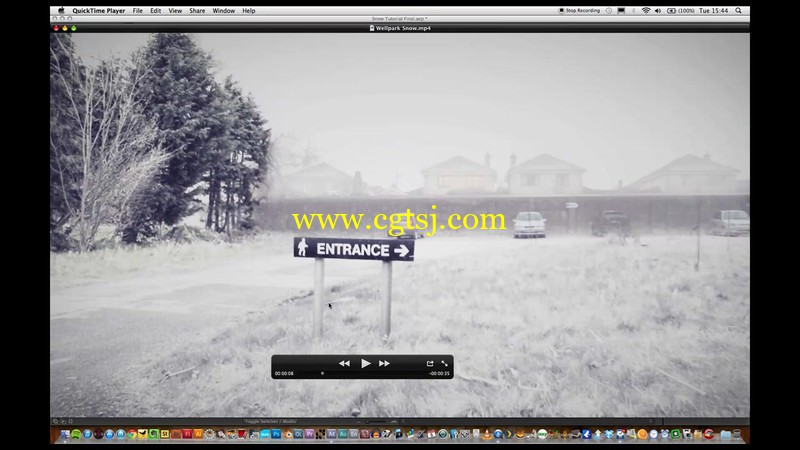 AE插件Trapcode Particular制作冬天下雪场景视频教程的图片3