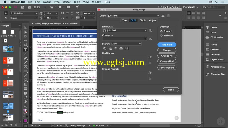 InDesign CC编辑工具使用技巧视频教程的图片1