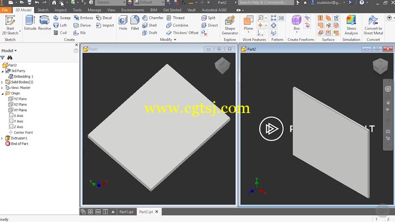 Inventor中Iparts零件与Excel表格使用技术训练视频教程的图片1