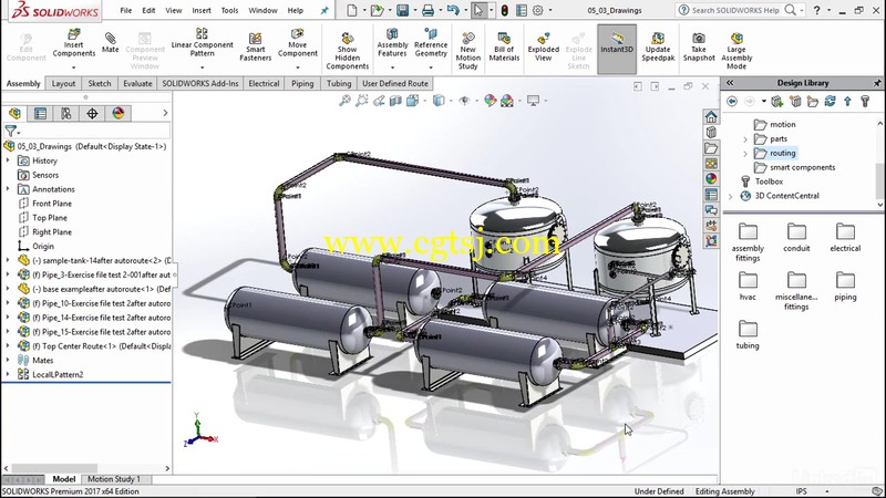 Solidworks管道管路应用设计技术训练频教程的图片3