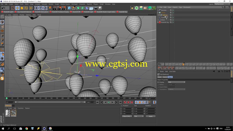 气球建模渲染C4D视频教程的图片2