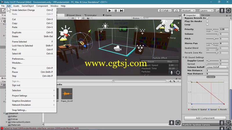 Unity中VR虚拟现实游戏制作基础核心训练视频教程的图片1